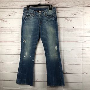 Lucky jeans size 4/27 Dungaree sweet and low light